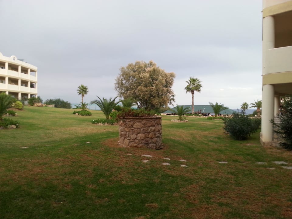 Blick von unserem Balkon Hotel Kalithea Horizon Royal