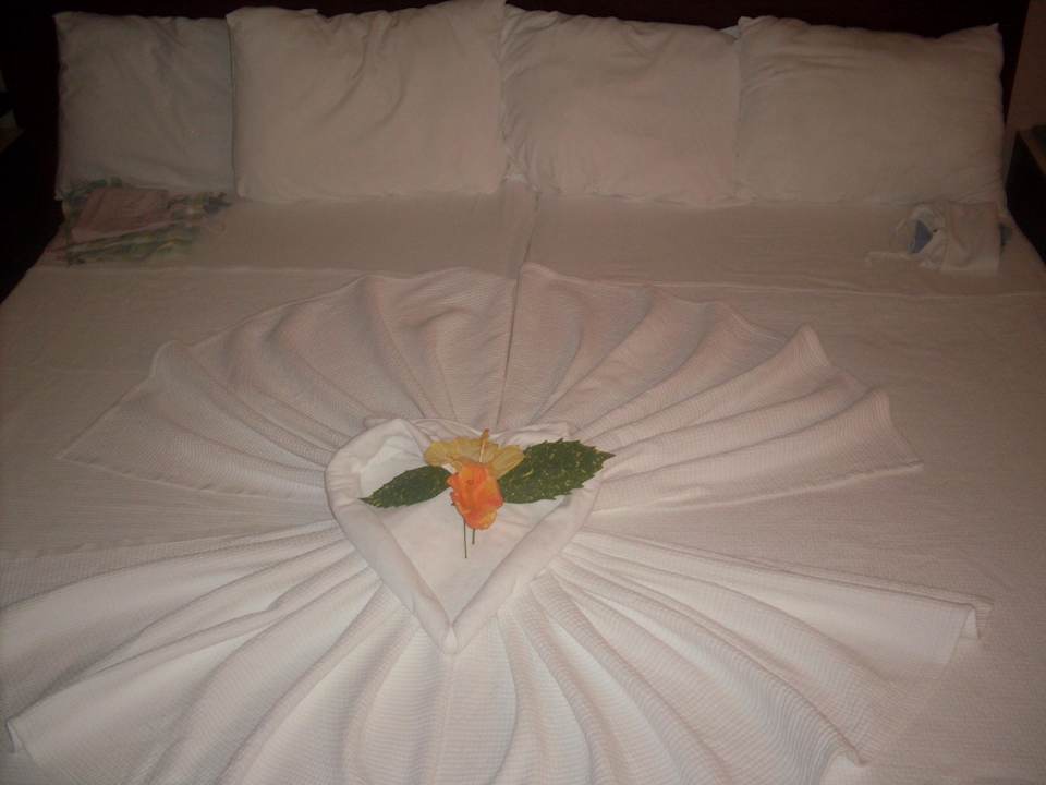 Eine kleine Aufmerksamkeit der Zimmermädchen Alaiye Resort & Spa