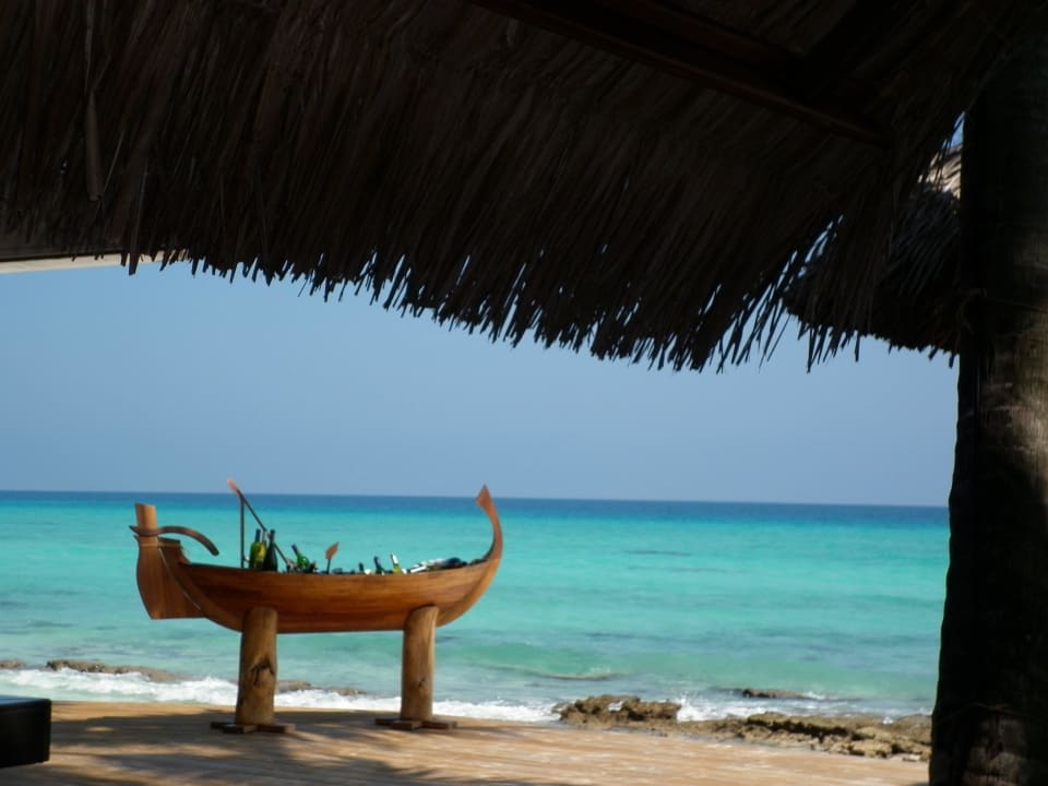 Aussicht vom Fischrestaurant  Kuramathi Maldives