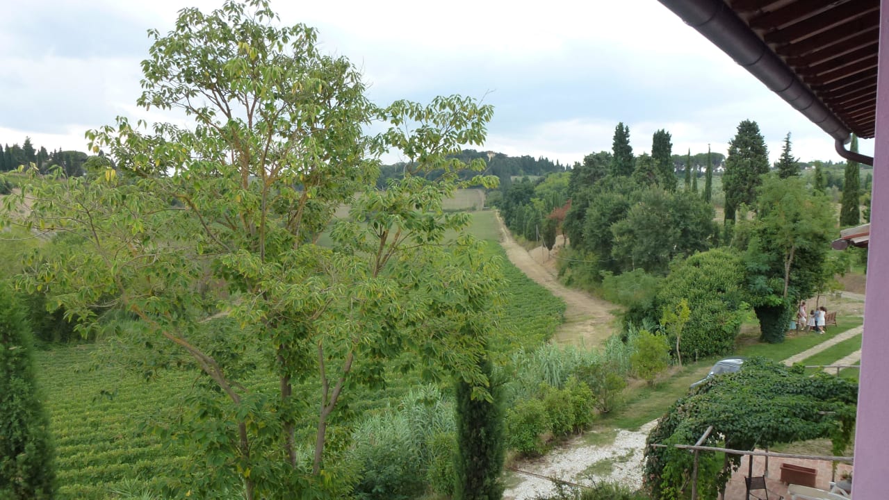 Blick vom Flur Hotel Borgo San Giusto