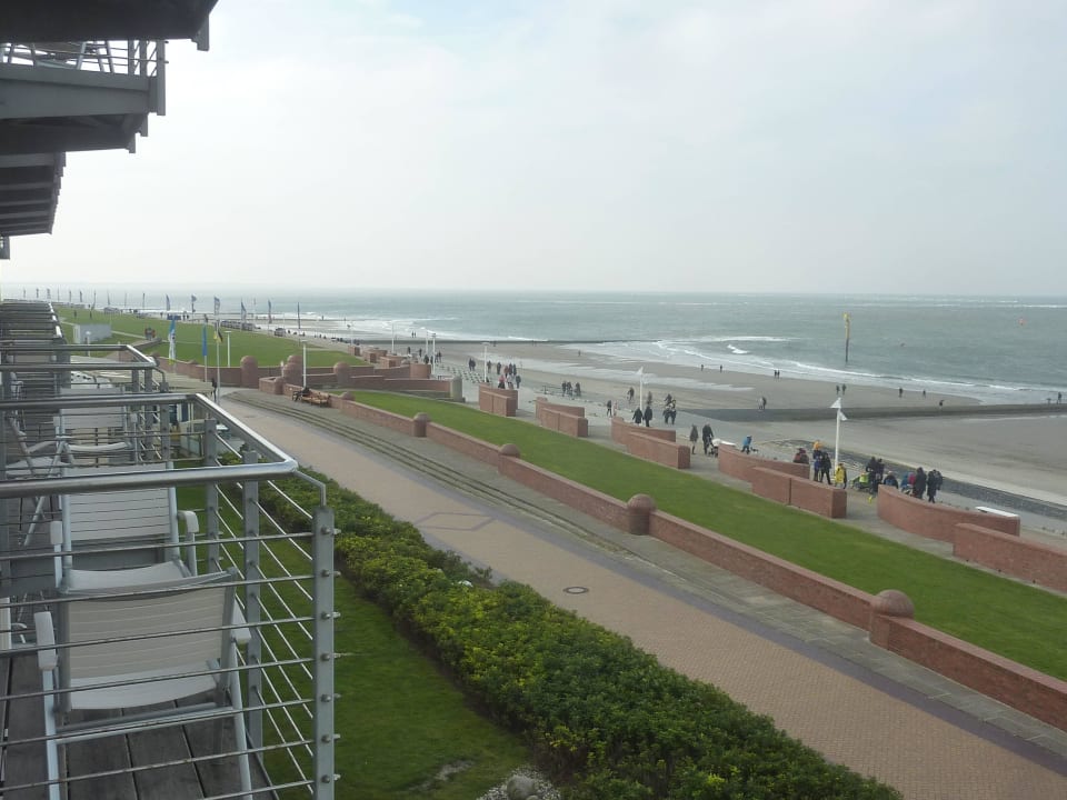 Blick vom Balkon Ri Westen Strandhotel Georgshöhe