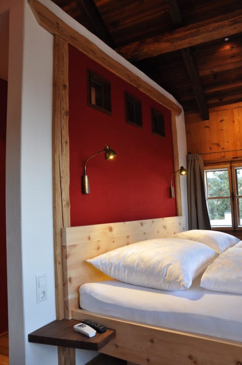 Ein Schlafzimmer bis unters Dach... Panorama Chalet Heimatliebe