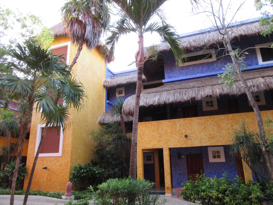 Jeder Wohnabschnitt hat eine eigene Farbe. Iberostar Waves Tucan