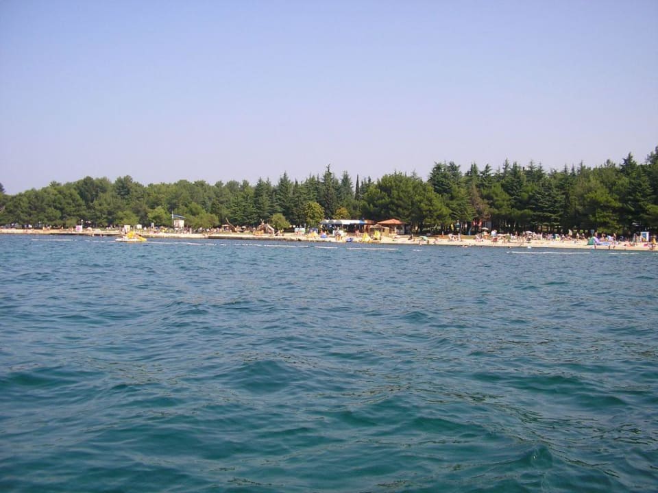 Der Strand vor dem Hotel Zagreb Valamar Parentino Hotel