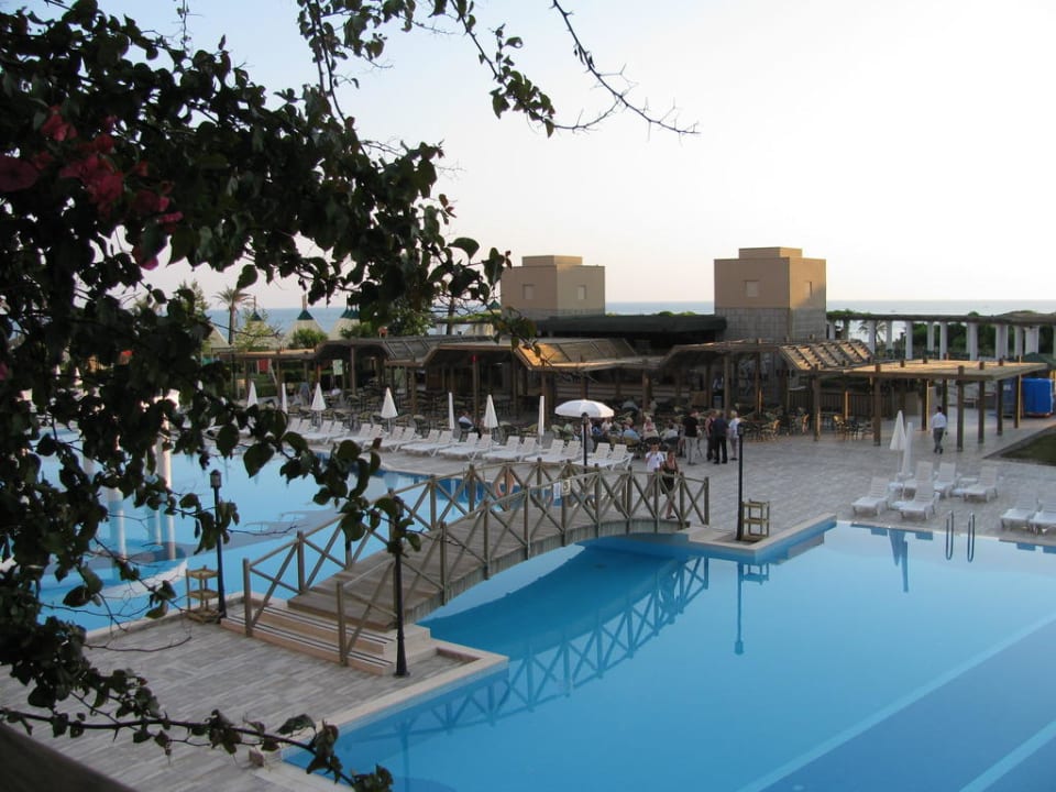 Ausblick vom Italiener Trendy Aspendos Beach Hotel