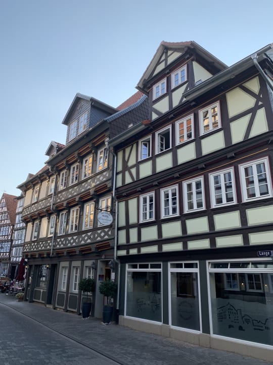 Außenansicht Fachwerk-Hotel Eisenbart