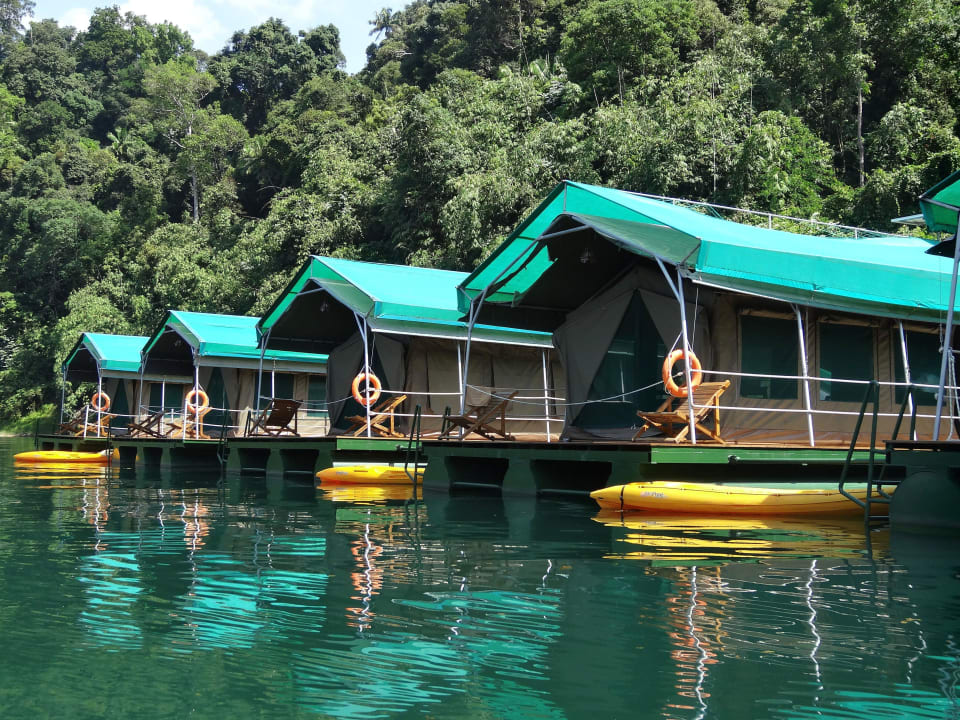 Zelte im Rainforest Camp (Schwestercamp) Elephant Hills