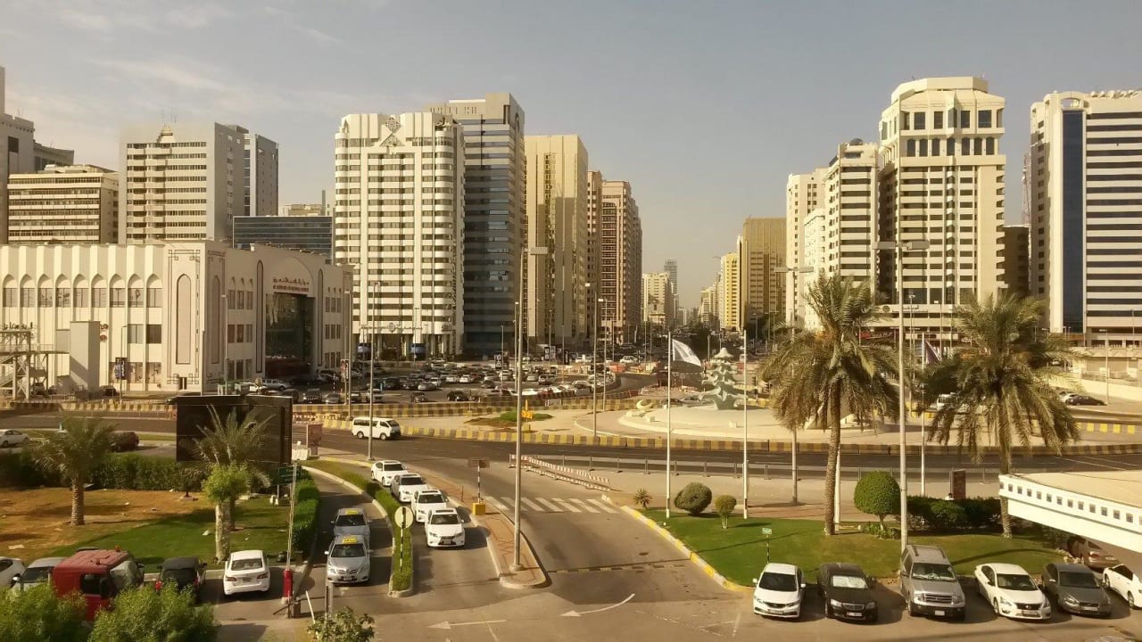 Ausblick zur Stadt Le Meridien Abu Dhabi Resort