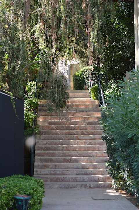Treppe zur Wasserrutsche Hotel Gardenia Beach