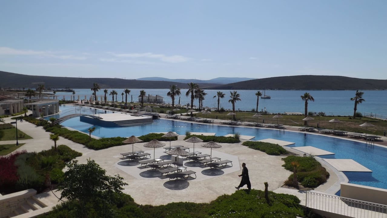 Blick vom Balkon Alkoclar Exclusive Alacati