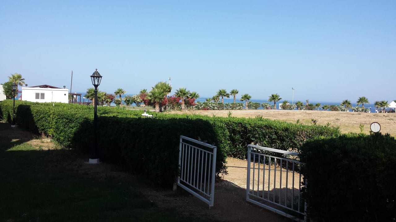 Ausblick vom Balkon mit Meerblick Kefalos Beach Holiday Village