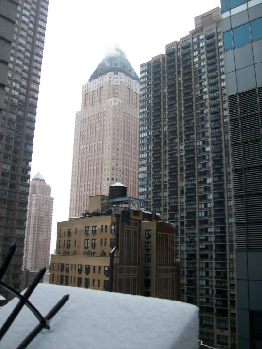 Blick aus dem Fenster Hotel Edison