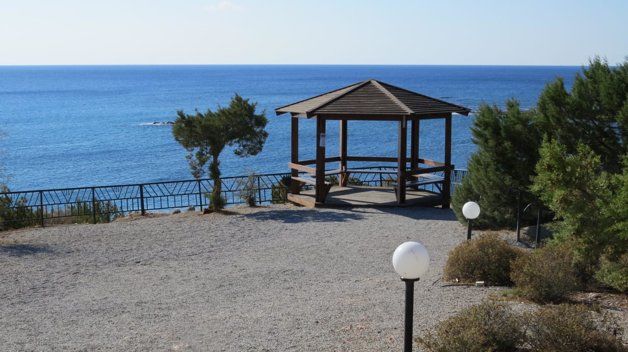 Aussicht zum Strand Rodos Princess Beach Hotel & Spa