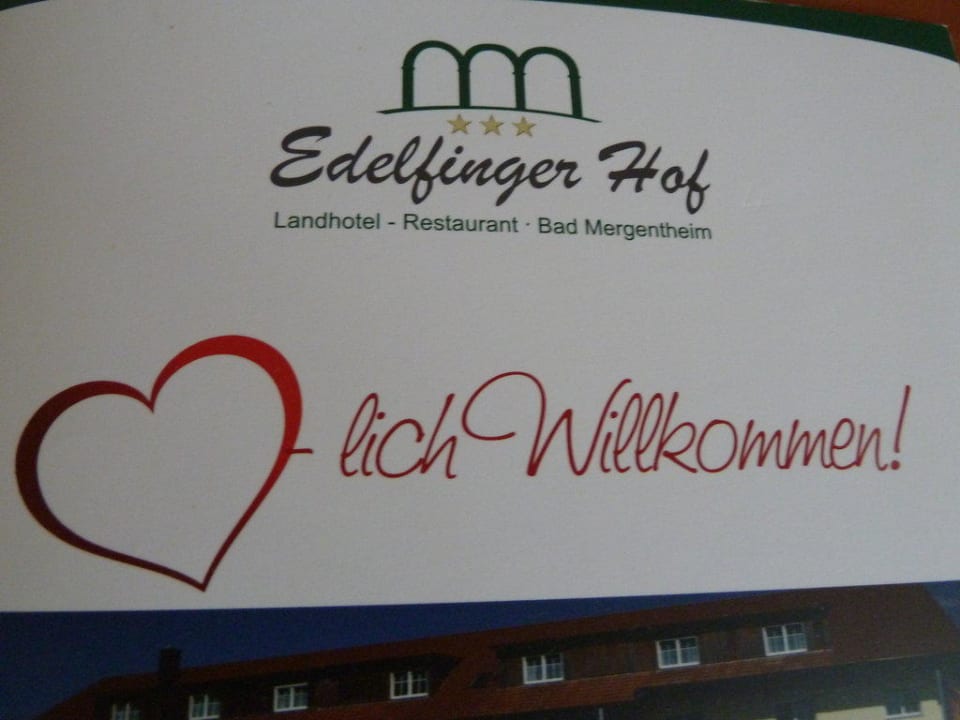Herzlich willkommen Landhotel Edelfinger Hof