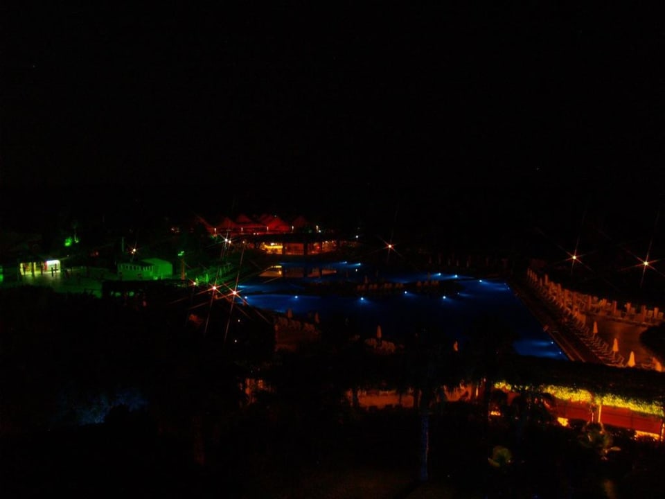 Отель ночью Kaya Belek Hotel