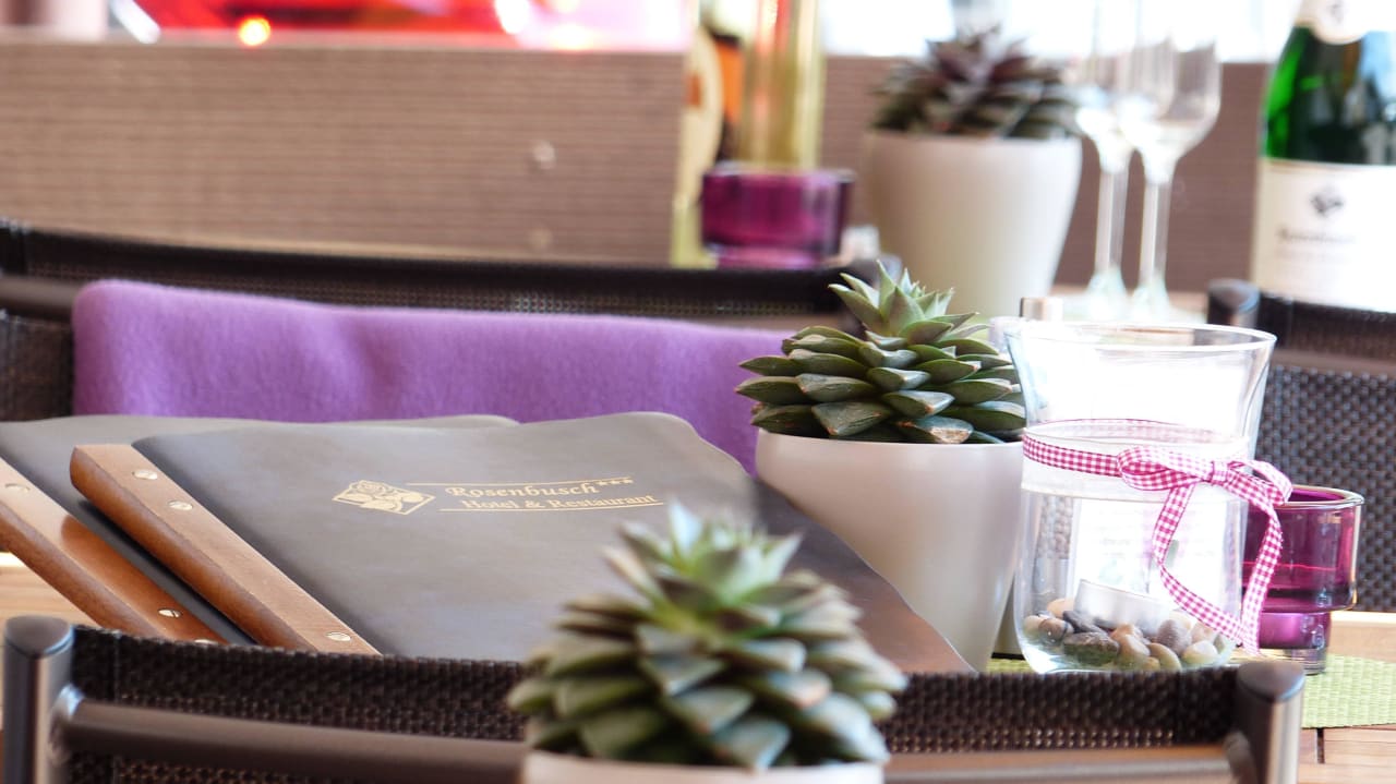 Außenterrasse Hotel & Restaurant Rosenbusch