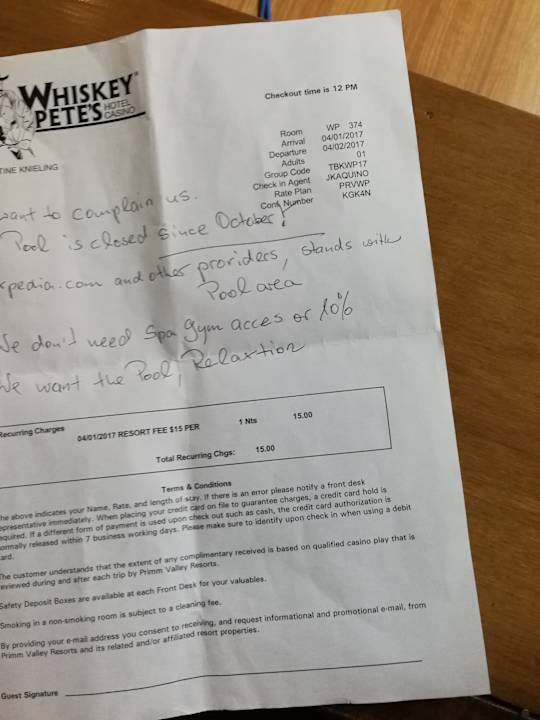 Sonstiges Whiskey Pete's Hotel & Casino