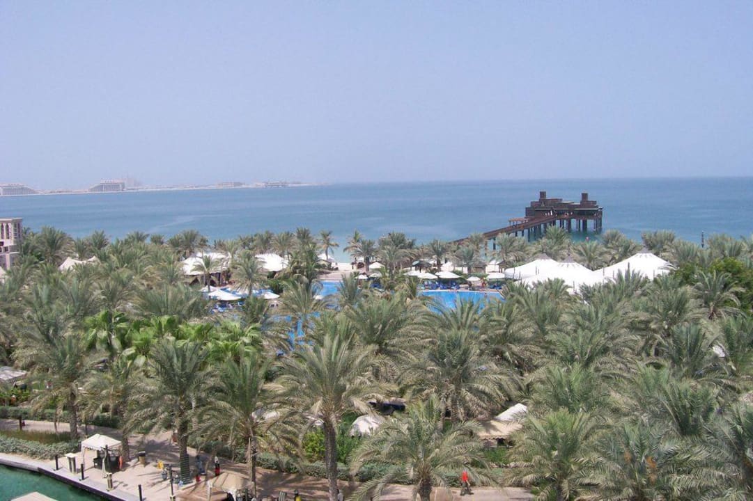 Blick aus unserem Zimmer Jumeirah Al Qasr
