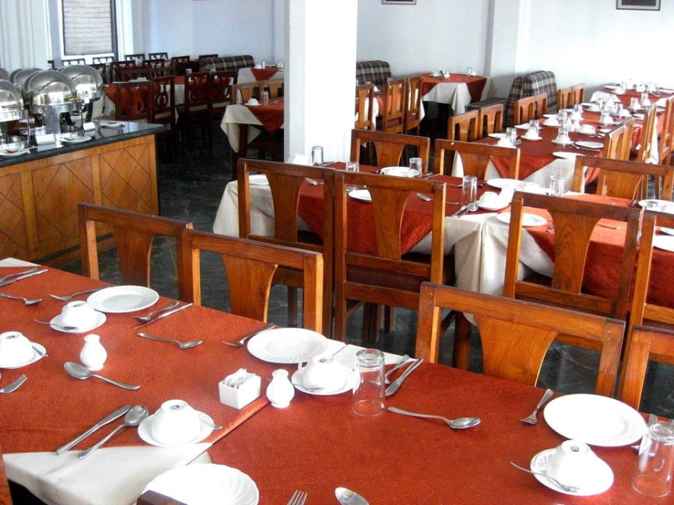 Im Speisesaal des Hotels Hotel Udai Vilas Palace