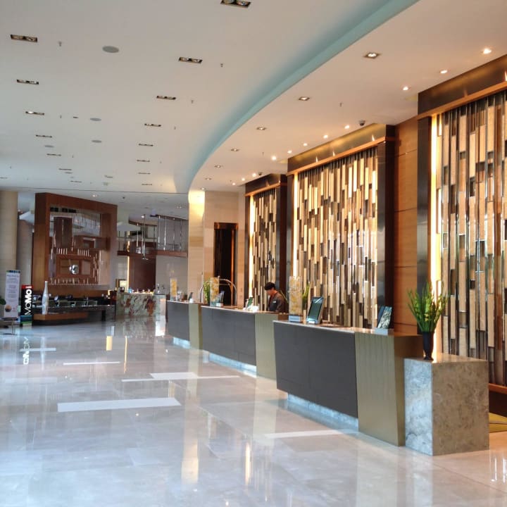 Reception desk Hotel Courtyard by Marriott Seoul Times Square