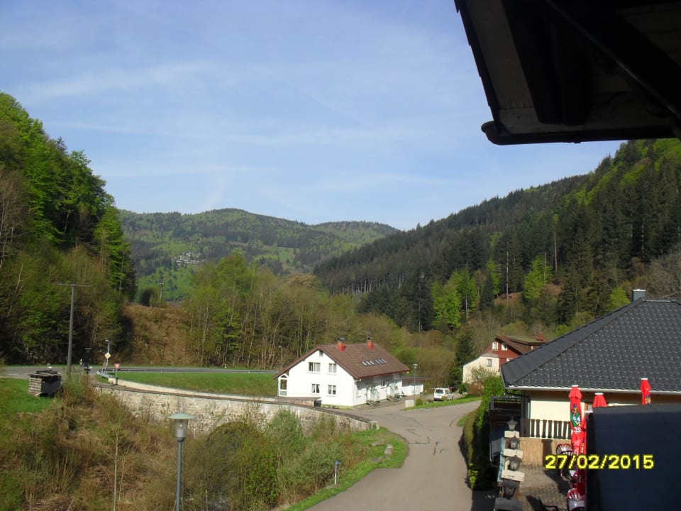 Blick aus dem Fenster Hotel Waldeck