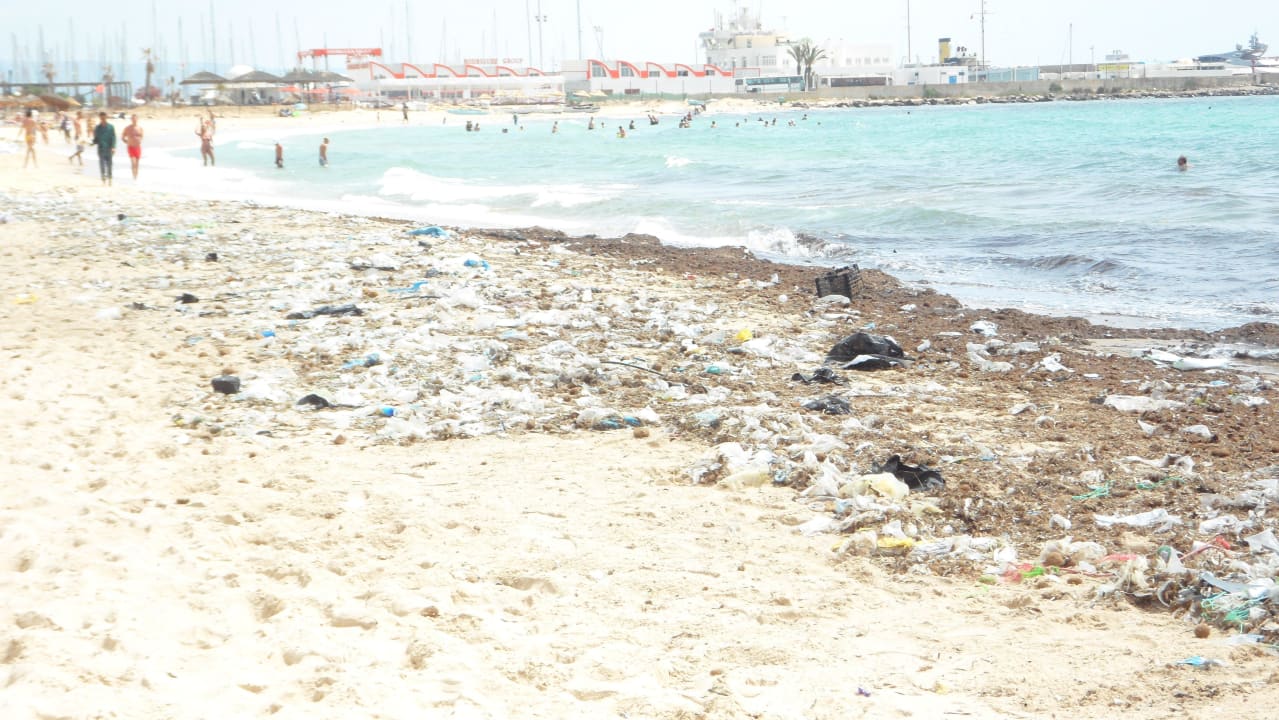 So sah Strand nach dem Sturm Juli 2013 Medina Solaria & Thalasso