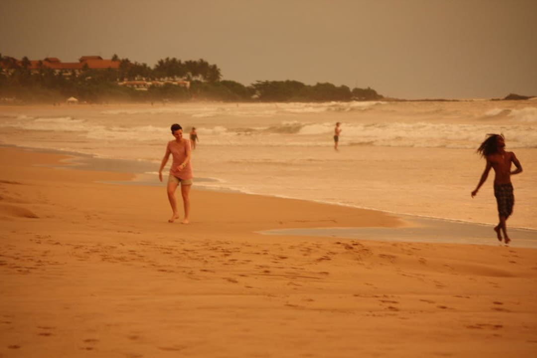 Blick auf den Strand Barberyn Sands Ayurveda Resort