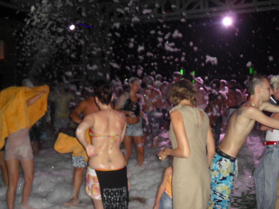 Disco Schaumparty Megasaray Club Belek