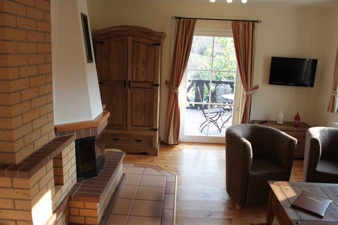 Wohnzimmer Apartment "Schlangenkönig" Pension & Gasthof Spreewaldhof Leipe