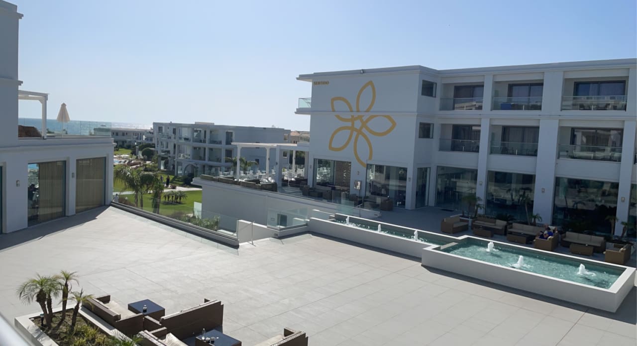 Ausblick Asterias Beach Resort