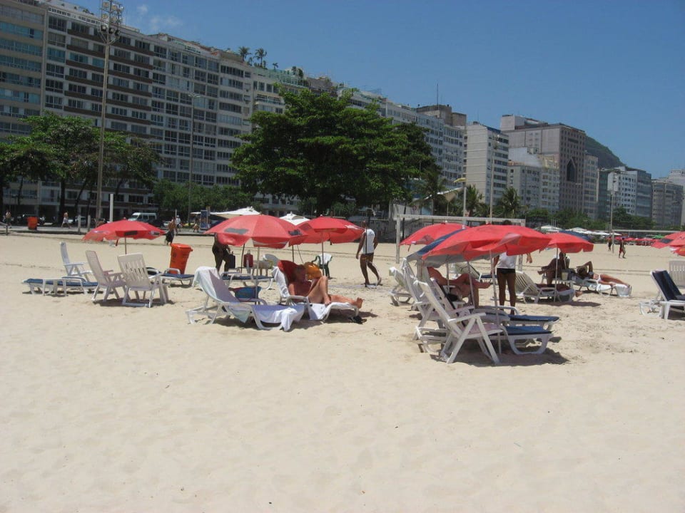 Hoteleigener Strandbereich Pestana Rio Atlantica