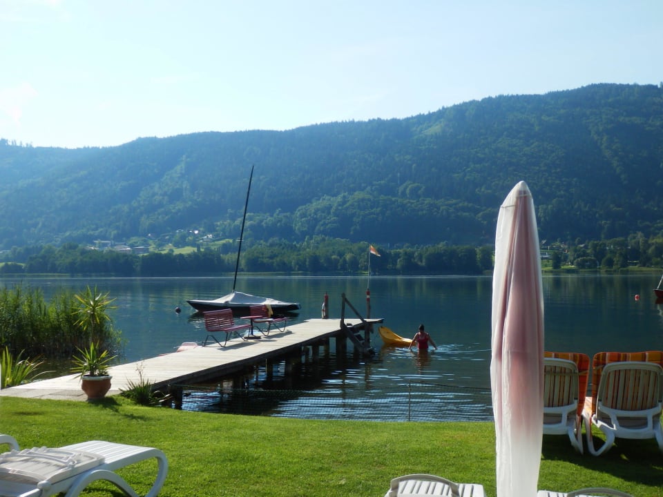 Hoteleigener Badestrand Seehaus Kärnten Inn