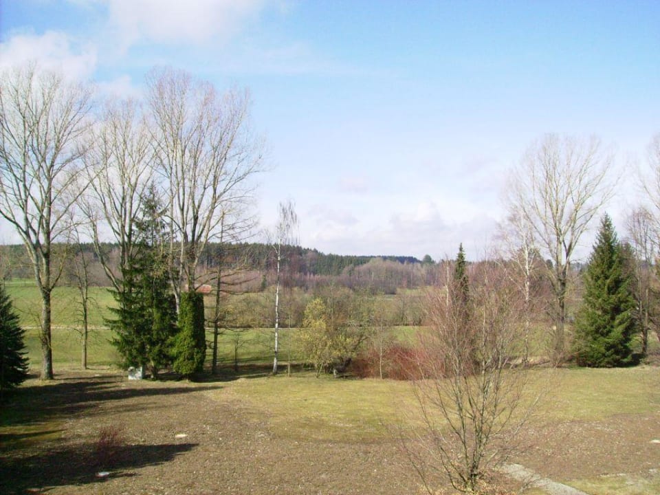 Ausblick vom Balkon Zimmer 108 Hotel Sonnengarten