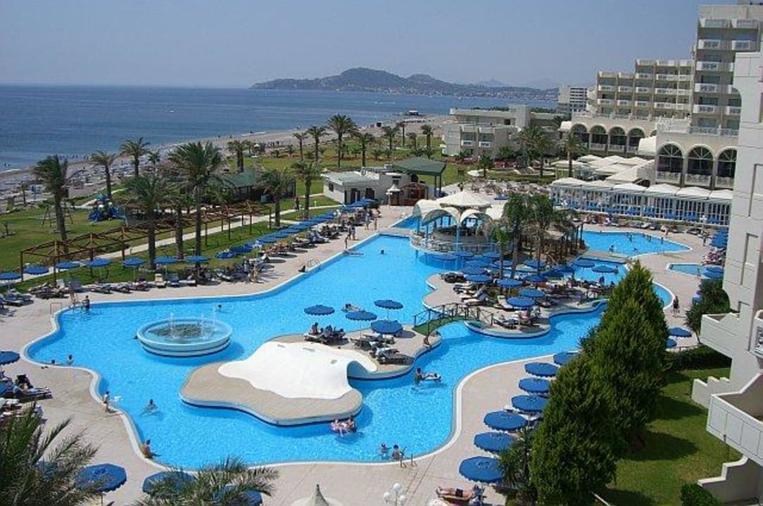Blick aus Zimmer 4304 Rodos Palladium Leisure & Wellness