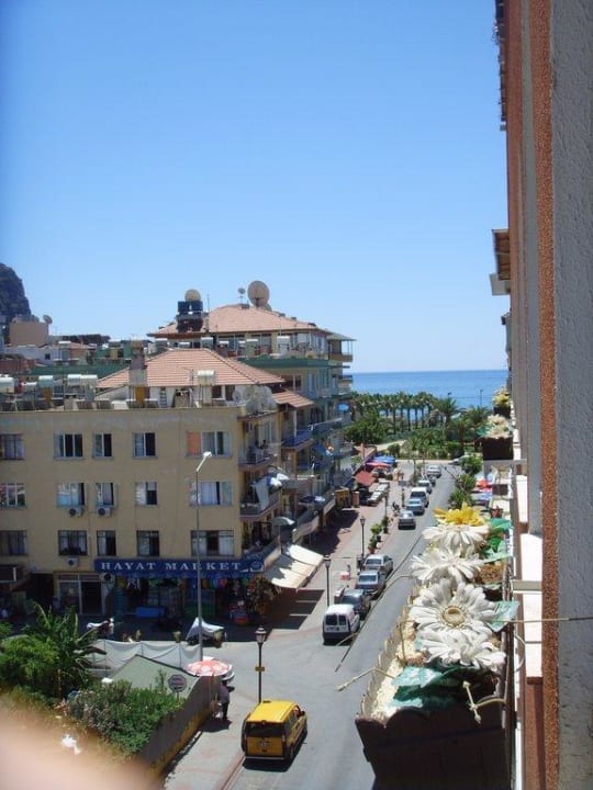 Ausblick aus dem Zimmer Hotel Aslan City Kleopatra