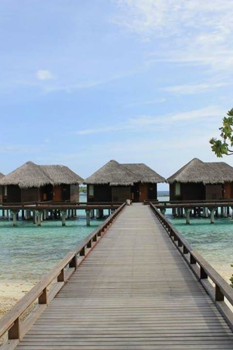 View of Bungalow rooms. Sheraton Maldives Full Moon Resort & Spa