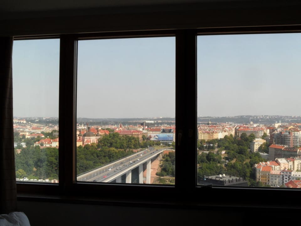 Ausblick aus der 17. Etage Grand Hotel Prague Towers