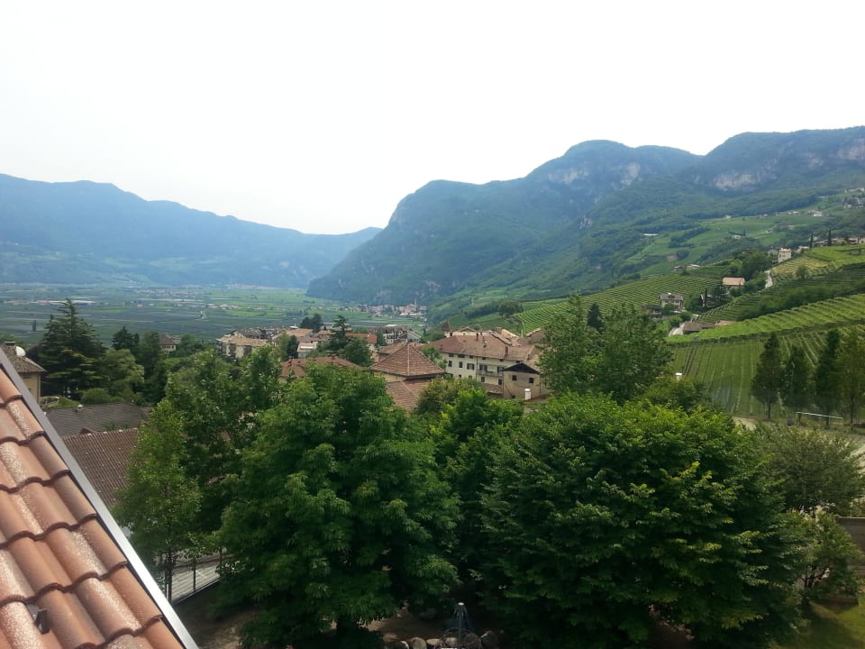 Op het panorama-dakterras Gasthof Hotel Terzer