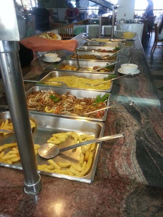 Auswahl Mittagbuffet Mastichari Bay Hotel