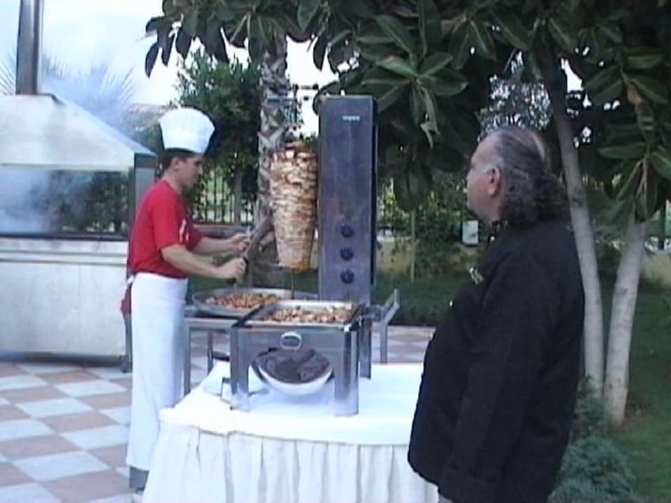 Dönerspiess zum türkischen themenabend Belek Beach Resort Hotel