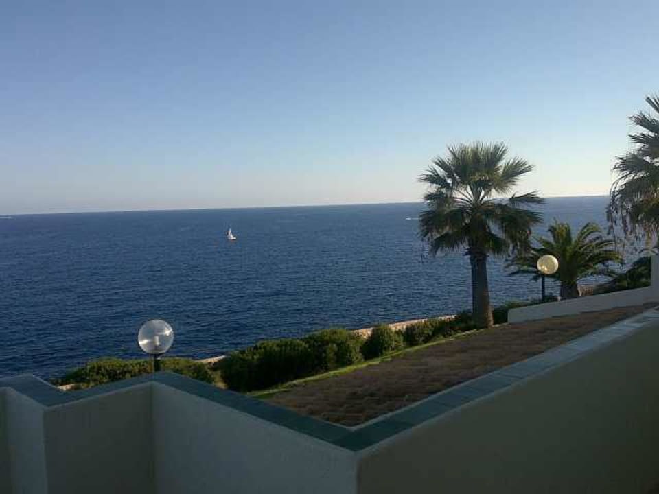 Aussicht vom Balkon blau punta reina