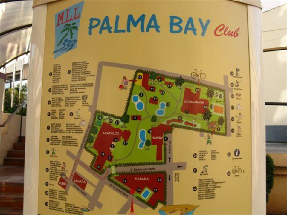 Überblick Hotelanlage Gobi noch nicht drin Ahoi! Urban Beach Hotel