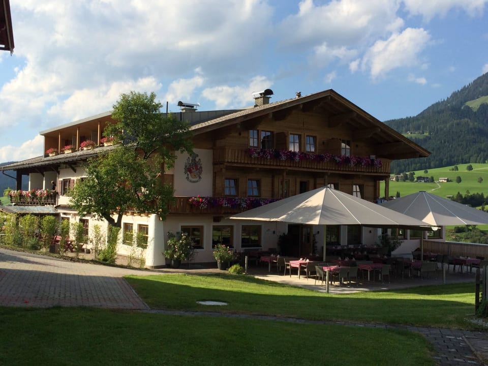 Gartenansicht Hotel Hotel Chalets Grosslehen