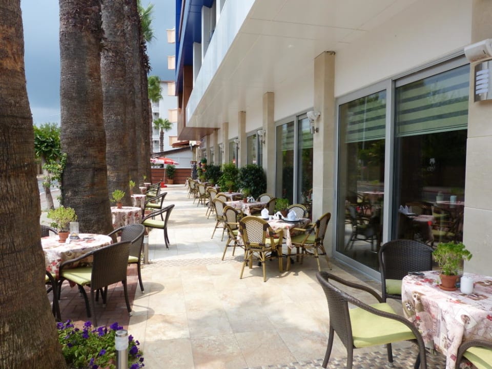 Außenbereich, Restaurant Gardenia Hotel