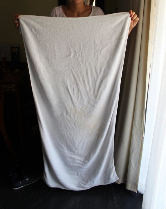 Dreckige Handtücher BURI BEACH Resort