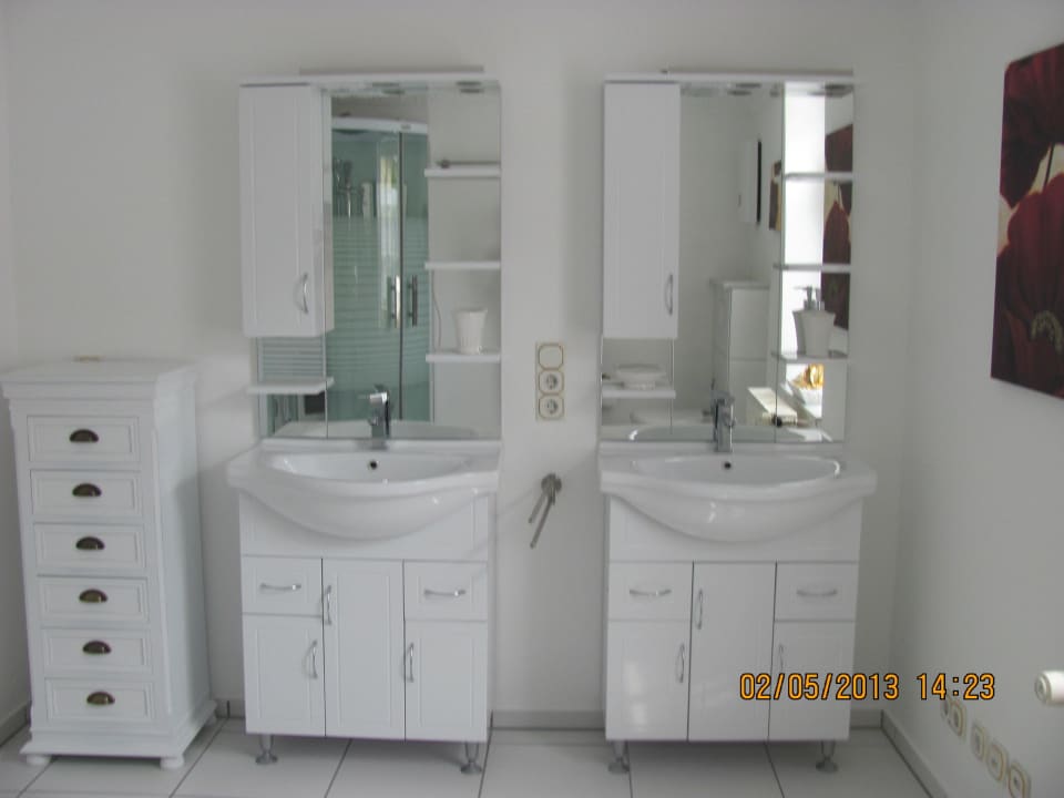 Romantik Apartment - Badezimmer Apartment Storchenfärbe