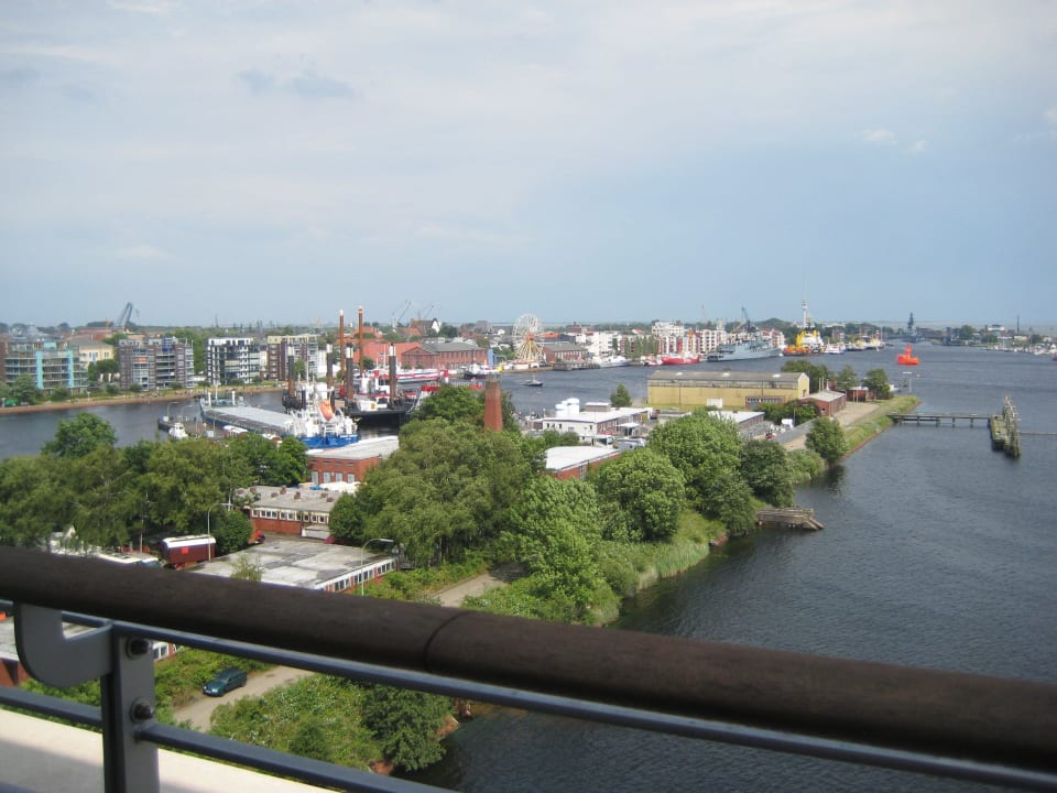 Ausblick Executive Zimmer 7. Etage ATLANTIC Hotel Wilhelmshaven