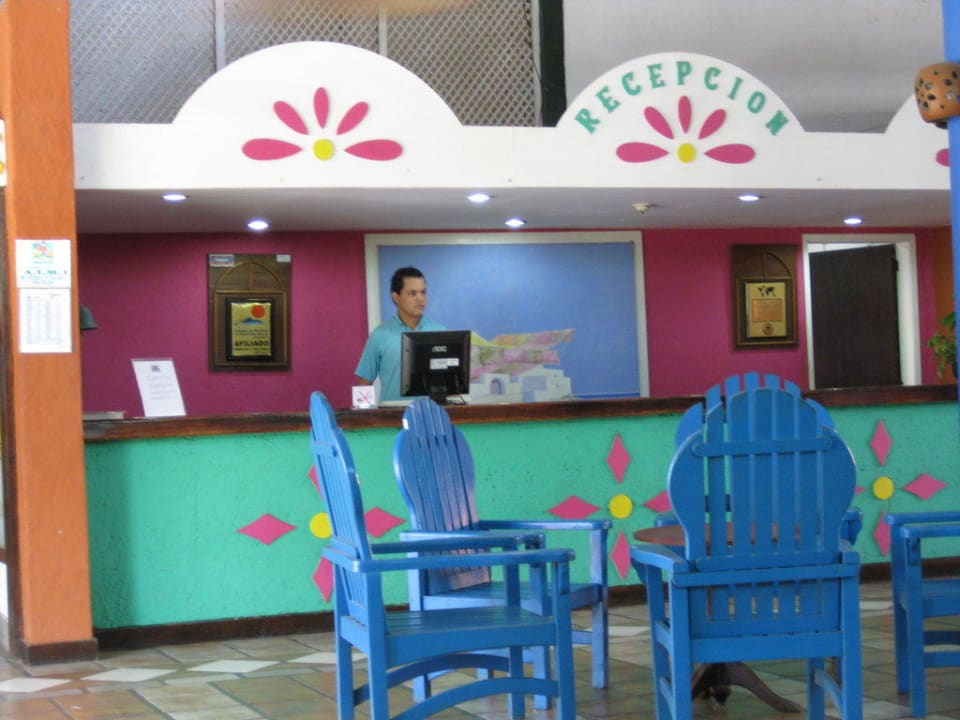 Rezeption Hotel Flamenco Villas / Beach Club