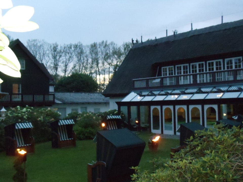 Abends von der Lounge gesehen Meeressterne Hotel Forsthaus Damerow