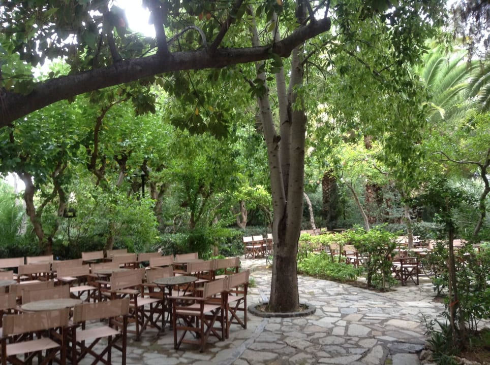 Einer der vielen Terrassen Apollonia Beach Resort & Spa